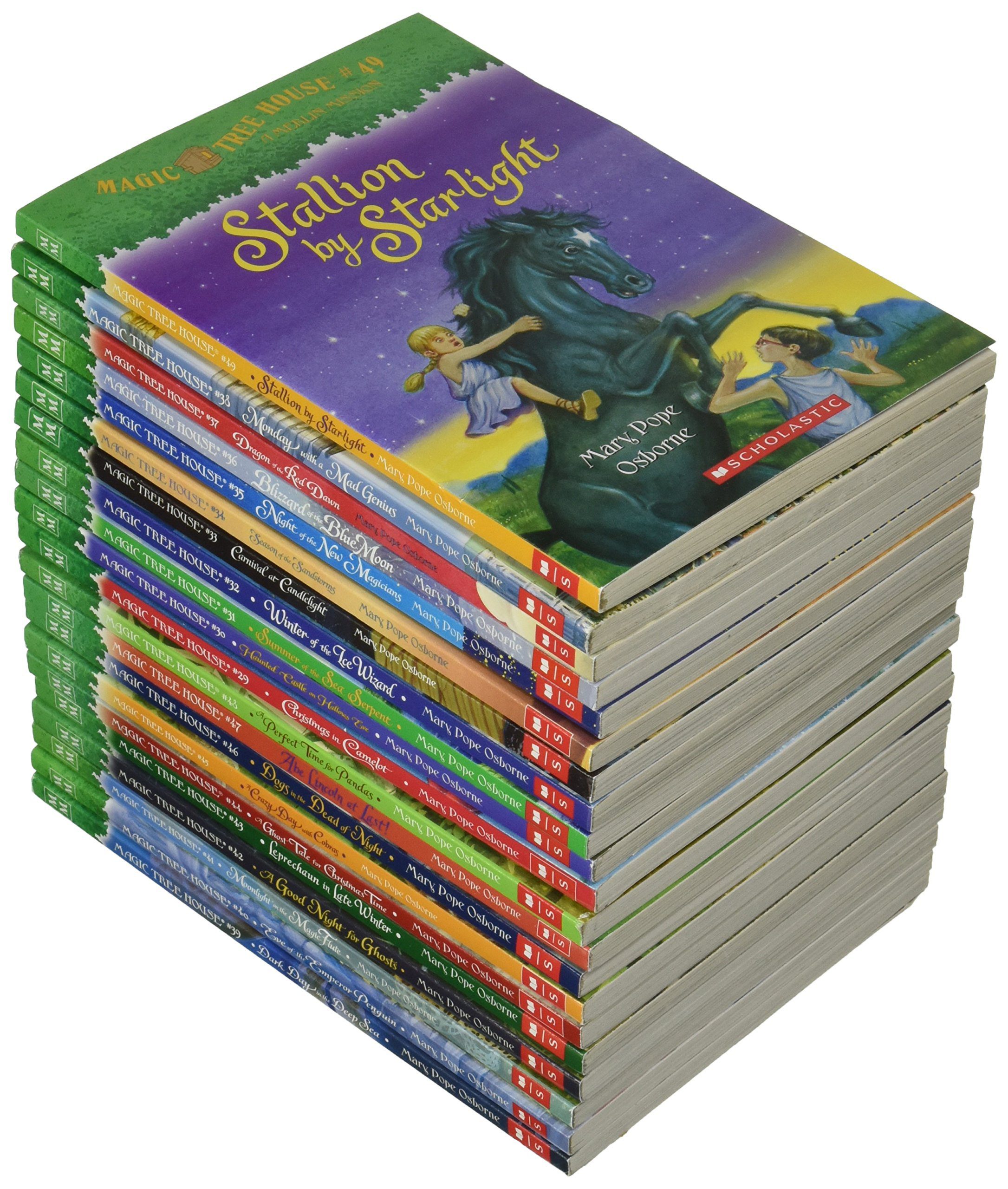 91TQ1B5oYyL Magic Tree House® Merlin Mission Pack (#29 - #49): Mary Pope Osborne
