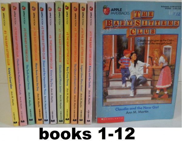 Baby-Sitters Club SET: Books 1-12 [paperback] Ann M. Martin [Jan 01, 1997]-Paperbacks! --New!!!