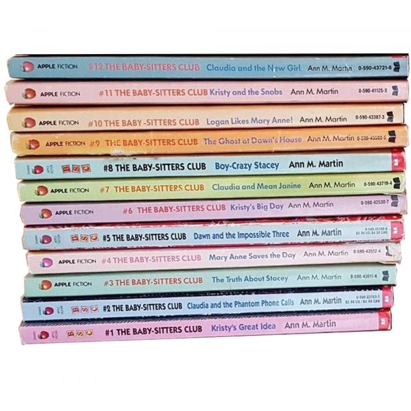 Baby-Sitters Club SET: Books 1-12 [paperback] Ann M. Martin [Jan 01, 1997]-Paperbacks! --New!!!