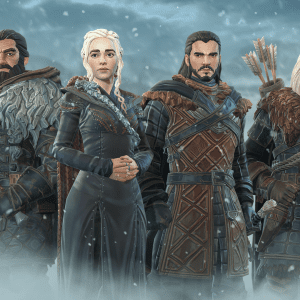 A Game of Thrones, A Clash of Kings, A Storm of Swords, A Feast for Crows, and A Dance with Dragons