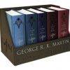 George R. R. Martins A Game Of Thrones Leather-Cloth Boxed Set- 5 Books